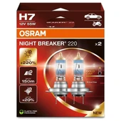 Osram H7 Night Breaker 220 +%220 12V 55W 2'li Ampul Set thumbnail 1