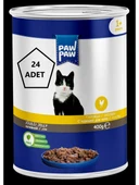 Pawpaw Joleli Tavuklu Yetişkin Kedi Konserve 400GR 24'lü - 1