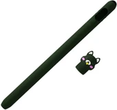 Apple Pencil Pro / 2.Nesil Uyumlu Koruyucu Silikon Kılıf Kaydırmaz Sevimli Kedi Figürlü (KALEM DEĞİLDİR!) - 12