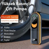 ALLY ST-5520 Dijital Basınç Göstergeli Oto Lastik Şişirme Pompası Hava Kompresörü - 3