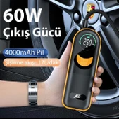 ALLY ST-5520 Dijital Basınç Göstergeli Oto Lastik Şişirme Pompası Hava Kompresörü - 4