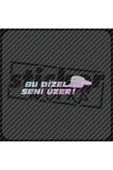 Bu Dizel Seni Üzer Hologram Sticker thumbnail 1