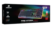 GameBooster G918 Fire Storm RGB Red Switch Mekanik Beyaz Oyun Klavyesi - 5
