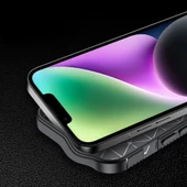 Apple iPhone 16E Kılıf Redclick Negro Karbon Görünüm Silikon Kapak thumbnail 5