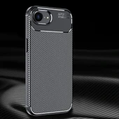 Apple iPhone 16E Kılıf Redclick Negro Karbon Görünüm Silikon Kapak thumbnail 7