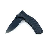 Metal EDC Çakı Siyah - Taşıma Kılıfıyla Birlikte - 4