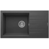 Real Stone P010 ASSOS 76 XL Antrasit Granit Mutfak Eviyesi 76x43.5 cm - 1