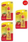 Carmex Lip Balm Tüp Spf Çilek 10Gr X3 ADET - 1