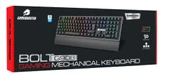 GameBooster G908 Bolt Rainbow Aydınlatmalı Blue Switch Mekanik Bileklikli Oyun Klavyesi - 3