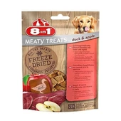 8 in 1 Freeze Dried Tahılsız Kurutulmuş Ördek ve Elmalı Köpek Ödül Maması 50 Gr - 1