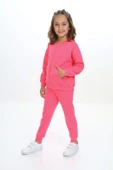 Toontoy Kız Çocuk Damla  Nakışlı Eşofman Takım - 10