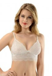 Nbb Bayan Dantelli Desteksiz Sütyen 4601 - 1