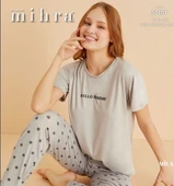 Mihra 50107 Kadın Kısa Kol Pijama Takımı - 1