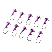 Jighead - Zoka - Kurşunlu Olta İğnesi - (XH-A 02) - Mor Beyaz - 7 Gr - 10 Adet thumbnail 1