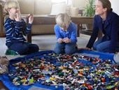 Taşınabilir Büyük Oyuncak Hurcu - Mavi - 1