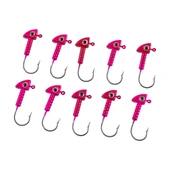 Jighead - Zoka - Kurşunlu Olta İğnesi - (XH-A 06) - Pembe - 8 Gr - 10 Adet - 1