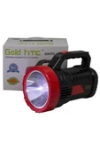 Gold HTC Ghtc-2415 Şarjlı El Feneri 15w Led Projektör Işıldak - 1