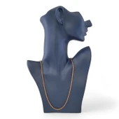 Fox Tail Çelik Zincir 60 cm Bronze Roze - 1