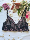 LOVE SECRET Desenli ve Dantelli Sütyen ve Tanga Şık ve Rahat KADIN iç Giyim - 2