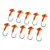 Jighead - Zoka - Kurşunlu Olta İğnesi - (XH-A 06) - Turuncu - 6 gr - 10 Adet thumbnail 1