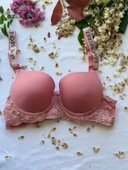 LOVE SECRET Dolgulu Sütyen ve Desenli Tanga Şık, Taşlı ve Rahat Kadın İç Giyim - 2