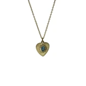 Kalp Esintisi Doğal Taşlı Kolye thumbnail 4