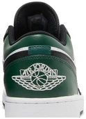 Nike Air Jordan 1 Low 'Green Toe' White Black Spor Ayakkabı - 7