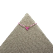 Düşen Damlalar Pembe Kadın Boncuk Kolye thumbnail 5