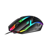 Auris KGC10 RGB Gaming Esports Kablolu Klavye ve Mouse Set - 2