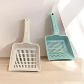 pet dar aralıklı kum küreği - kedi kumu temizleme küreği 2 li - 2