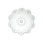 Decocia 32 cm Ayaklı Cam Meyvelik Sunum Kasesi - 3