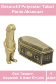 Özel Üretim Hediyelik Şaka Eğlence Dekoratif Bereket Tanrısı Polyester Tabut Aksesuar 15*8 Cm - 1