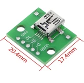 Mini Usb To Dip Çevirici Pcb Usb Haberleşme Deney Prototip 5V Usb thumbnail 5