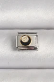 316L Çelik Gümüş Renk 8 Ball İşlemeli Nomination Charm - TJ-BC1209 - 1