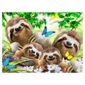 Prime 3D Tembel Hayvan Pelüş ve Selfie 48 Parça Puzzle 15804 - 1