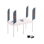 Mini GT 1:64 Martini Racing Paddock Servis Çadırı Seti - 1