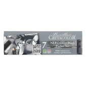 Cretacolor Nero Drawing Set Yağlı Kömür Çizim Seti 7'li Metal Kutu / 40008 thumbnail 1