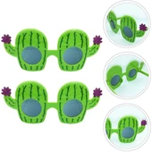 Kaktüs Temalı Hawaii Yaz Partisi Gözlüğü 8.5x18.5 Cm - 5