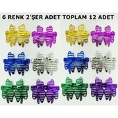 Vegas Casino Kupa Sinek Temalı Parti Gözlüğü 6 Renk 12 Adet - 1