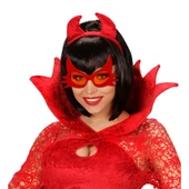 Kırmızı Renk Bıyık Tasarımlı Kedi Gözlüğü 19x11 Cm - 2