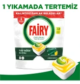 Fairy Hepsi Bir Arada Limon Bulaşık Makinesi Tableti 22'li 5 Adet - 7