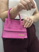 Luxe pembe cilt çanta thumbnail 3