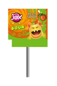 JOX Sour Meyve Aromalı Yassı Lolipop 8 g x 120 Adet - 2