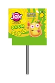 JOX Sour Meyve Aromalı Yassı Lolipop 8 g x 120 Adet - 5