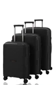 V2408 POLİCARBON VALİZ SİYAH SET - 13