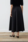 Terzi Dükkanı Minimalist Midi A-Line Etek - Günlük & Şık - 3