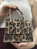 luxe leopar cilt çanta thumbnail 5