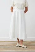 Terzi Dükkanı Minimalist Midi A-Line Etek - Günlük & Şık - 5
