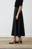 Terzi Dükkanı Minimalist Midi A-Line Etek - Günlük & Şık - 2