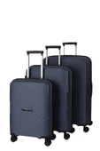 V2408 POLİCARBON VALİZ SİYAH SET - 7